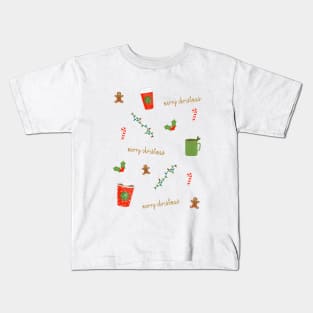 Vintage Christmas Icons Kids T-Shirt